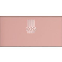   DAYLINER Zsebnaptár, fekvő elrendezésű, DAYLINER, "MyPastel", púder