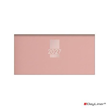 DAYLINER Zsebnaptár, fekvő elrendezésű, DAYLINER, "MyPastel", púder