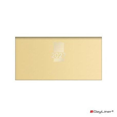 DAYLINER Zsebnaptár, fekvő elrendezésű, DAYLINER, "MyPastel", sárga