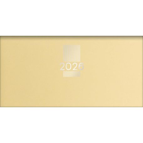 DAYLINER Zsebnaptár, fekvő elrendezésű, DAYLINER, "MyPastel", sárga