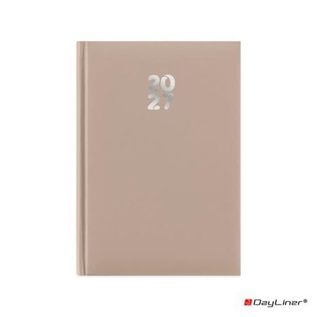 DAYLINER Naptár, tervező, A5, heti, DAYLINER, "Pannon", natúr