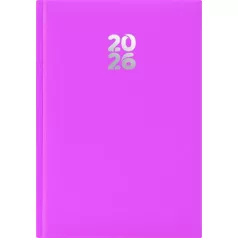   DAYLINER Naptár, tervező, A5, heti, DAYLINER, "Pannon", fuchsia