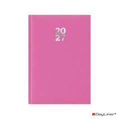   DAYLINER Naptár, tervező, A5, napi, DAYLINER, "Pannon", fuchsia