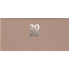   DAYLINER Zsebnaptár, fekvő elrendezésű, DAYLINER, "Pannon", natúr