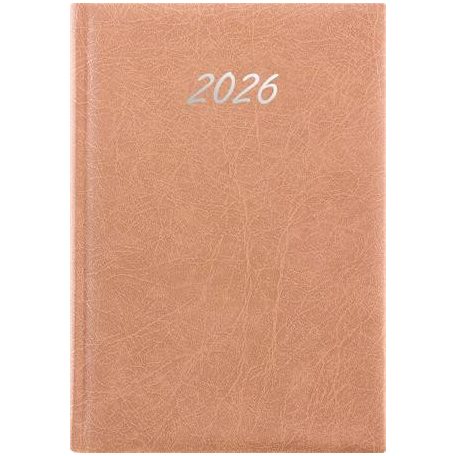 DAYLINER Naptár, tervező, A5, napi, DAYLINER, "Rebel", bézs