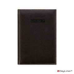   DAYLINER Naptár, tervező, A5, napi, DAYLINER, "Sherwood", fekete