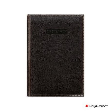 DAYLINER Naptár, tervező, A5, napi, DAYLINER, "Sherwood", fekete