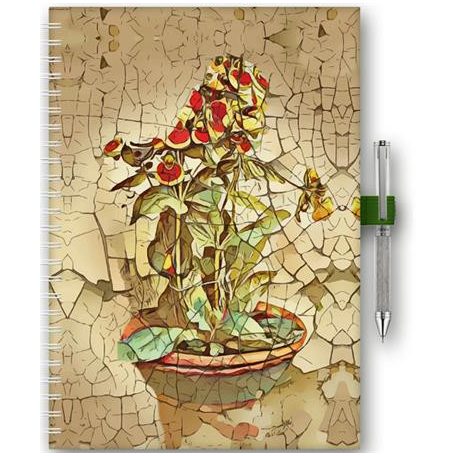DAYLINER Naptár, tervező, A5, heti, DAYLINER, "InSpiral", bloom