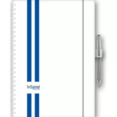   DAYLINER Naptár, tervező, A5, heti, DAYLINER, "InSpiral GT", fehér-kék