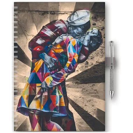 DAYLINER Naptár, tervező, A5, heti, DAYLINER, "InSpiral", graffiti