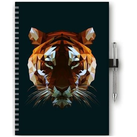 DAYLINER Naptár, tervező, A5, heti, DAYLINER, "InSpiral", tiger