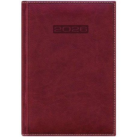 DAYLINER Naptár, tervező, B5, heti, DAYLINER, "Sherwood", barnásvörös