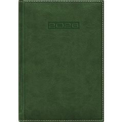   DAYLINER Naptár, tervező, B5, heti, DAYLINER "Sherwood", zöld