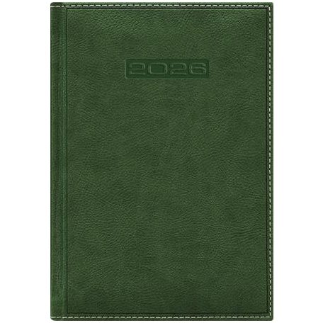 DAYLINER Naptár, tervező, B5, heti, DAYLINER "Sherwood", zöld