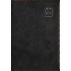   DAYLINER Naptár, tervező, B5, heti, DAYLINER "Square", fekete