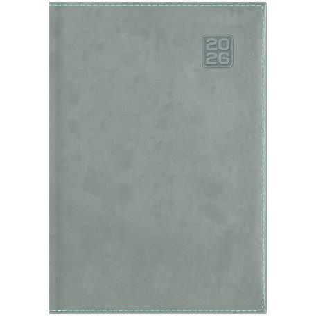 DAYLINER Naptár, tervező, B5, heti, DAYLINER "Square", szürkéskék