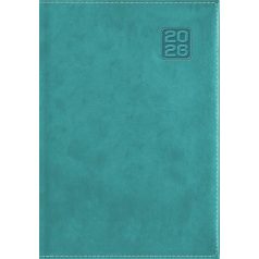   DAYLINER Naptár, tervező, B5, heti, DAYLINER "Square", türkiz