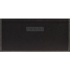   DAYLINER Zsebnaptár, fekvő elrendezésű, DAYLINER, "Sherwood", fekete