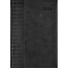   DAYLINER Naptár, tervező, B5, heti, DAYLINER, "Tucson", fekete