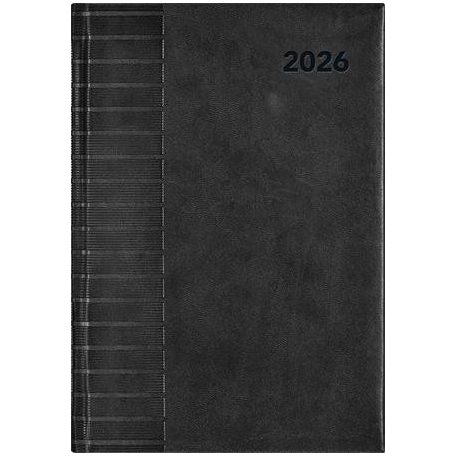 DAYLINER Naptár, tervező, B5, heti, DAYLINER, "Tucson", fekete