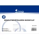 VICTORIA PAPER Nyomtatvány, készletbevételezési bizonylat, 25x4, A5, VICTORIA PAPER "B.12-111", 10 tömb/csomag