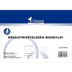   VICTORIA PAPER Nyomtatvány, készletkivételezési bizonylat, 25x4, A5, VICTORIA PAPER "B.12-114", 10 tömb/csomag