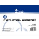 VICTORIA PAPER Nyomtatvány, nyugta átvételi elismervény, 50x3, A6, VICTORIA PAPER "B.13-67", 10 tömb/csomag
