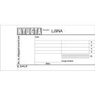 VICTORIA PAPER Nyomtatvány, nyugta 4 soros, 50x2, VICTORIA PAPER "B.15-41", 20 tömb/csomag