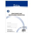 VICTORIA PAPER Nyomtatvány, pénztárgép napi bevételének módosító tételei, 25x2, A5, VICTORIA PAPER "B.22-31", 10 tömb/csomag