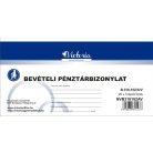 VICTORIA PAPER Nyomtatvány, bevételi pénztárbizonylat, 25x3, VICTORIA PAPER "B.318-102", 10 tömb/csomag