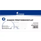 VICTORIA PAPER Nyomtatvány, kiadási pénztárbizonylat, 25x2, VICTORIA PAPER "B.318-103", 10 tömb/csomag