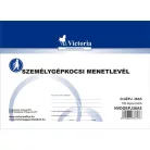 VICTORIA PAPER Nyomtatvány, menetlevél, személygépkocsi, 100 lap, A5, fekvő, VICTORIA PAPER, "D.GÉPJ.36.", 10 tömb/csomag
