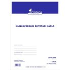 VICTORIA PAPER Nyomtatvány, munkavédelmi oktatási napló, 40 oldal, A4, VICTORIA PAPER, 10 tömb/csomag