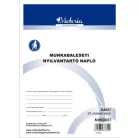 VICTORIA PAPER Nyomtatvány, munkabaleseti nyilvántartó napló, 32 oldal, A4, VICTORIA PAPER, 10 tömb/csomag