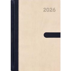   DAYLINER Naptár, tervező, A5, heti, DAYLINER "Winner", bézs