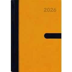   DAYLINER Naptár, tervező, A5, heti, DAYLINER "Winner", sárga