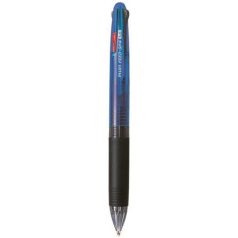   PILOT Golyóstoll, 0,25 mm, nyomógombos, négyszínű, PILOT "Feed GP4", kék test