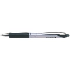   PILOT Golyóstoll, 0,25 mm, nyomógombos, fém klip, PILOT "Acroball", fekete