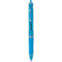   PILOT Golyóstoll, 0,25 mm, nyomógombos, PILOT "Acroball", világoskék
