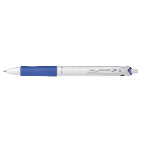 PILOT Golyóstoll, 0,32 mm, nyomógombos, PILOT "Acroball Pure White", kék