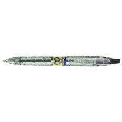   PILOT Golyóstoll, 0,27 mm, nyomógombos, PILOT "B2P EcoBall", fekete
