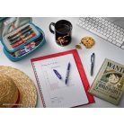 PILOT Rollertoll készlet, 0,35 mm, nyomógombos, PILOT "Frixion Ball"/"Frixion Ball Plus", 3különböző szín+One Piece matrica