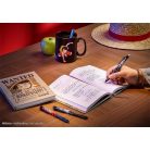 PILOT Rollertoll készlet, 0,35 mm, nyomógombos, PILOT "Frixion Ball"/"Frixion Ball Plus", 3különböző szín+One Piece matrica