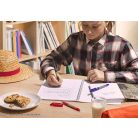 PILOT Rollertoll készlet, 0,35 mm, nyomógombos, PILOT "Frixion Ball"/"Frixion Ball Plus", 3különböző szín+One Piece matrica