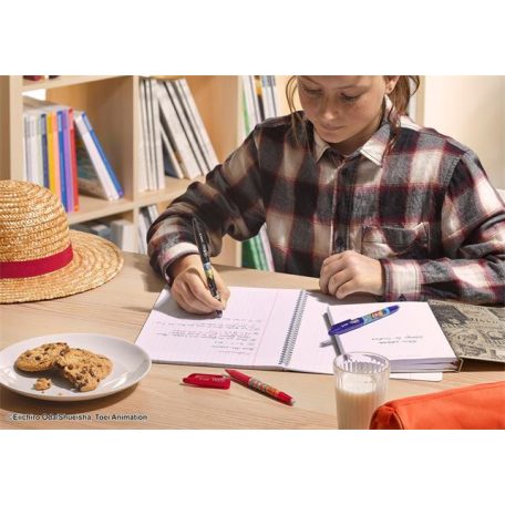 PILOT Rollertoll készlet, 0,35 mm, nyomógombos, PILOT "Frixion Ball"/"Frixion Ball Plus", 3különböző szín+One Piece matrica