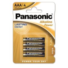   PANASONIC Elem, AAA mikro, 4 db, PANASONIC "Alkaline power"