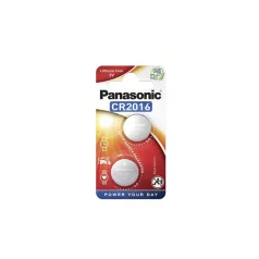 PANASONIC Gombelem, CR2016, 2 db, PANASONIC