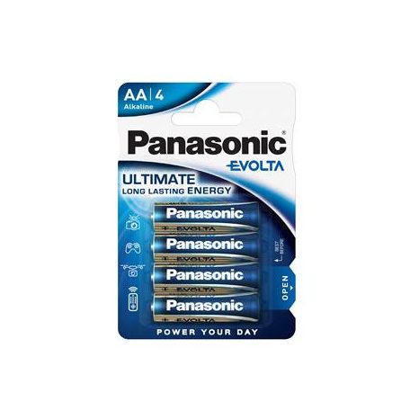 PANASONIC Elem, AA ceruza, 4 db, PANASONIC "Evolta"