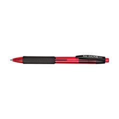   PENTEL Golyóstoll, 0,35 mm, nyomógombos, PENTEL "Kachiri BK457", piros