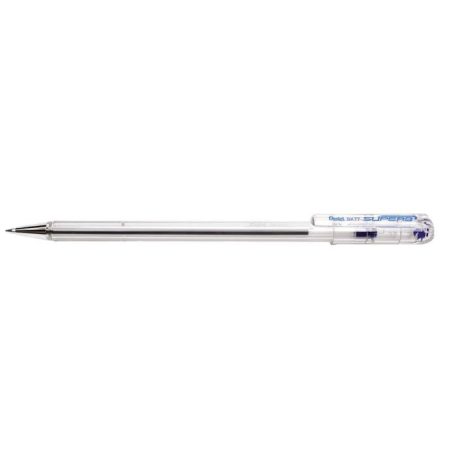 PENTEL Golyóstoll, 0,35 mm, kupakos, PENTEL "Superb BK77", kék